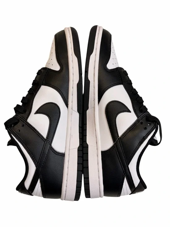 NIKE new 2021 Panda Dunk Low Retro Black White Sneakers - M US7 / W US8.5 - Picture 7 of 16